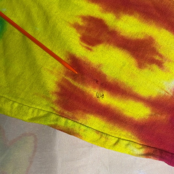 VINTAGE Seasons Best T Shirt Mens Large Great Lakes Michigan Tie Dye Made USA - Picture 4 of 8